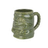 Ceramic Green Tiki Mug 425ml (3401)