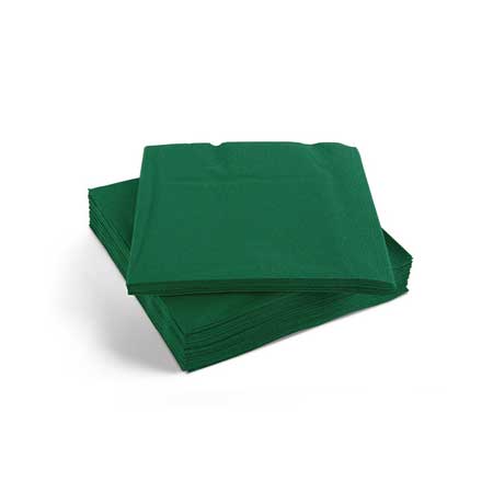 Napkin 25/2ply Forest Green