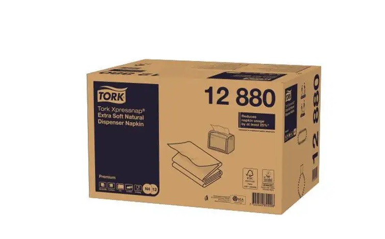 Tork Xpressnap Dispenser Napkin 2ply (N4) Natural