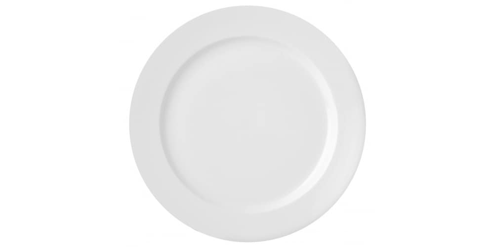 Plate Round 16.5cm (Luzerne Eco Whiteware)