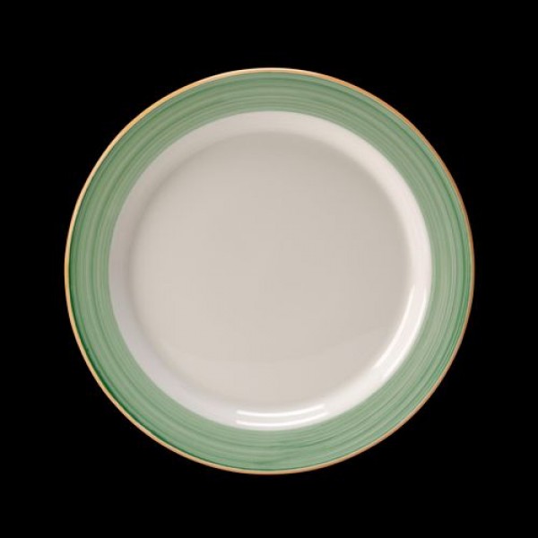 Rio Green Plate Slimline 27cm