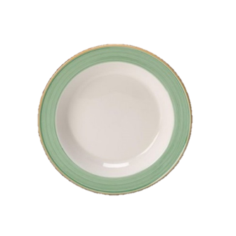 Rio Green Soup Plate Slim 21.5cm