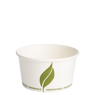 Compostable 12oz Food Container (Leaf design)