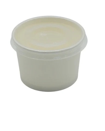 4oz Plain White Paper Sauce Container