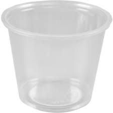 Clear Plastic 5.5oz Portion Pot
