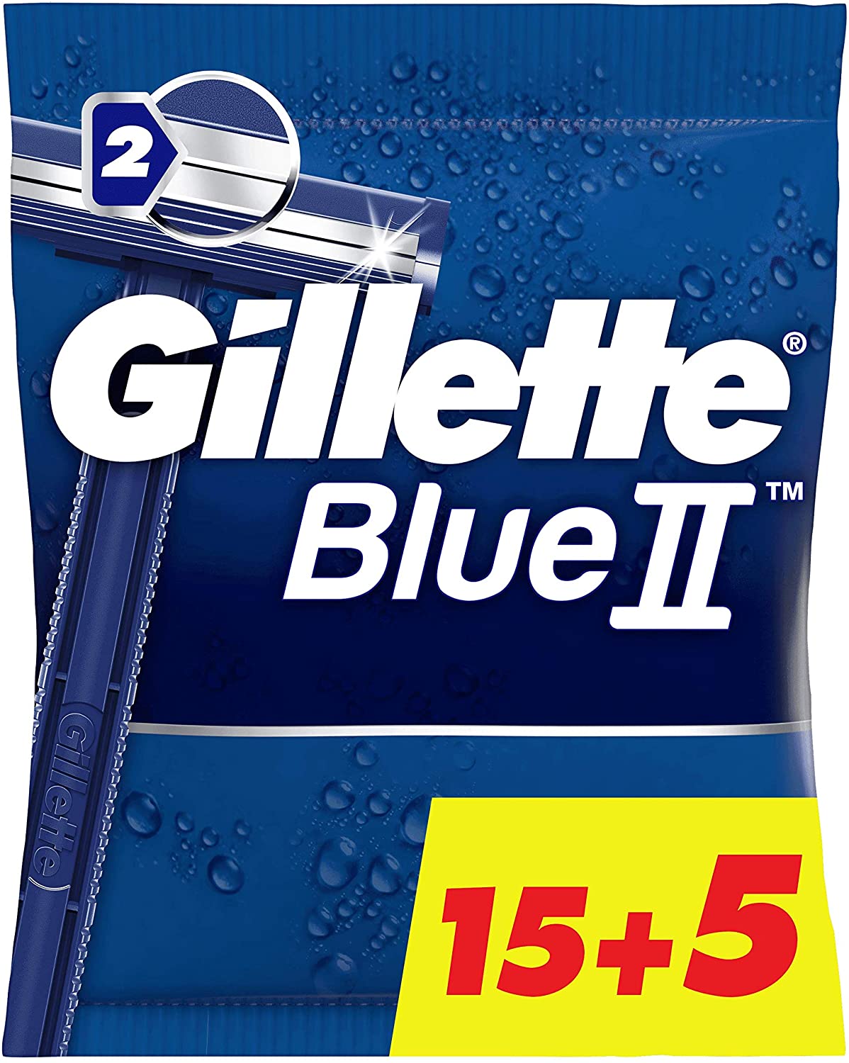 Disposable Razors Gilette Blue II 20 Pack