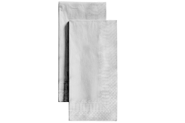 Napkin 40cm 2ply 8 Fold White (4028WH)
