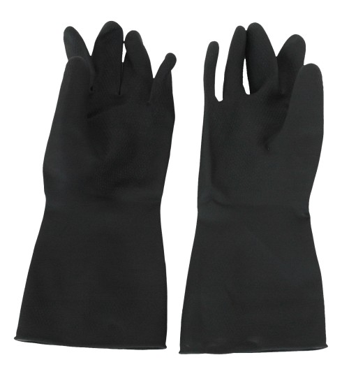 Glove Black HD Rubber (S) (GI6406) SIZE 7