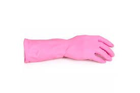 Glove Rubber Pink (L) RPF4303