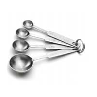 4 - Piece Measuring Spoon Set - Stainless Steel