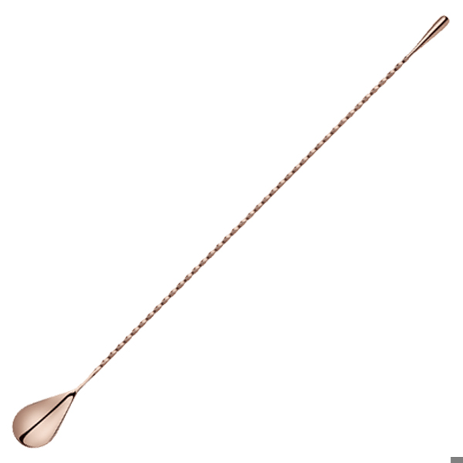 Urban Bar Copper Plated Teardrop Bar Spoon 400mm Single