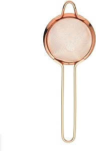 Fine Mesh Cocktail Strainer Copper Plated