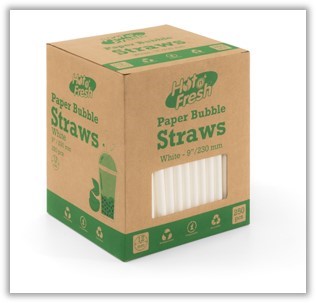 Paper Bubble Straw 12mm (230mm/9