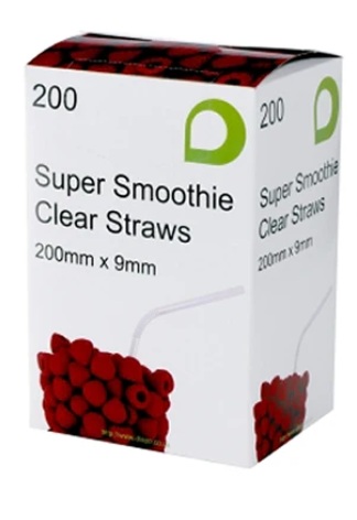 Clear Super Smoothie Straws (85007)