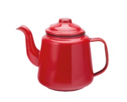 Eagle Enamel Red Teapot 1L (F51009)