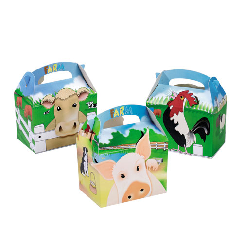 Kids Farmyard Food Box/No Toy (01/MBFARM)