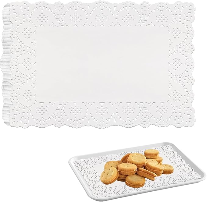 Rectangle Lace Paper Doilies 14.37