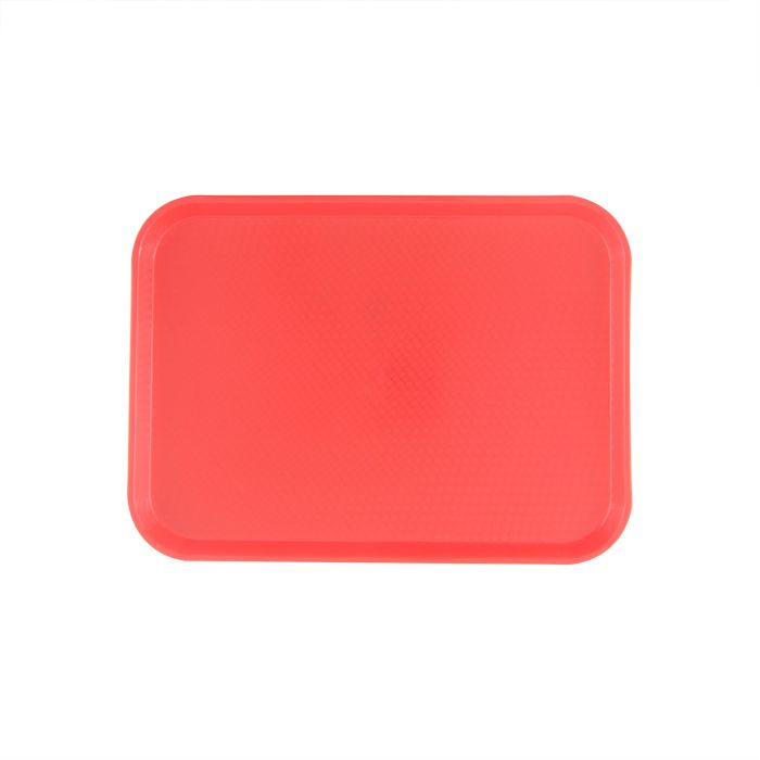 Fast Food Tray Rectangular Red 14x17 3/4