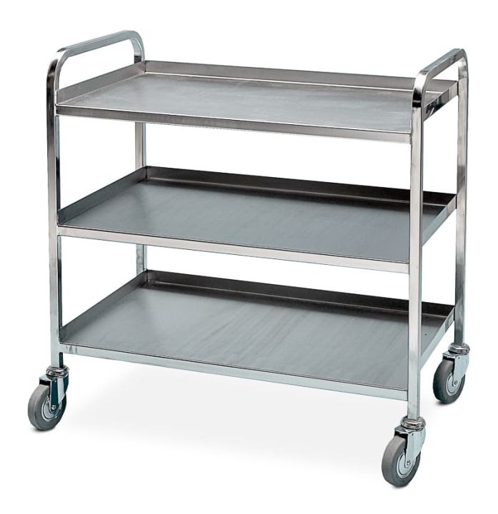 General Purpose Trolleys Stainless Steel HD 3 Shelf