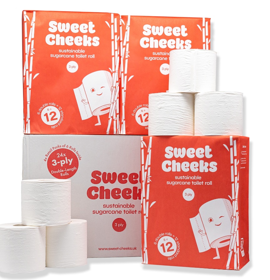 Sweet Cheeks Sustainable Toilet Roll 3 ply