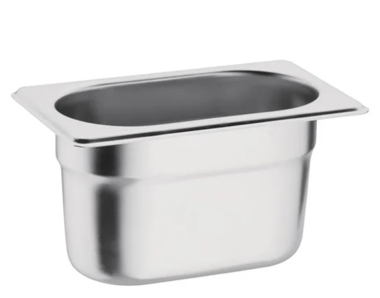 Gastronorm S.S 1/9 10cm Deep (K825)
