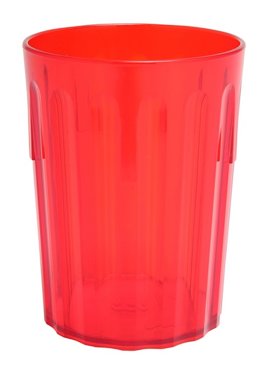 Copolyester Fluted Tumbler 9oz RED