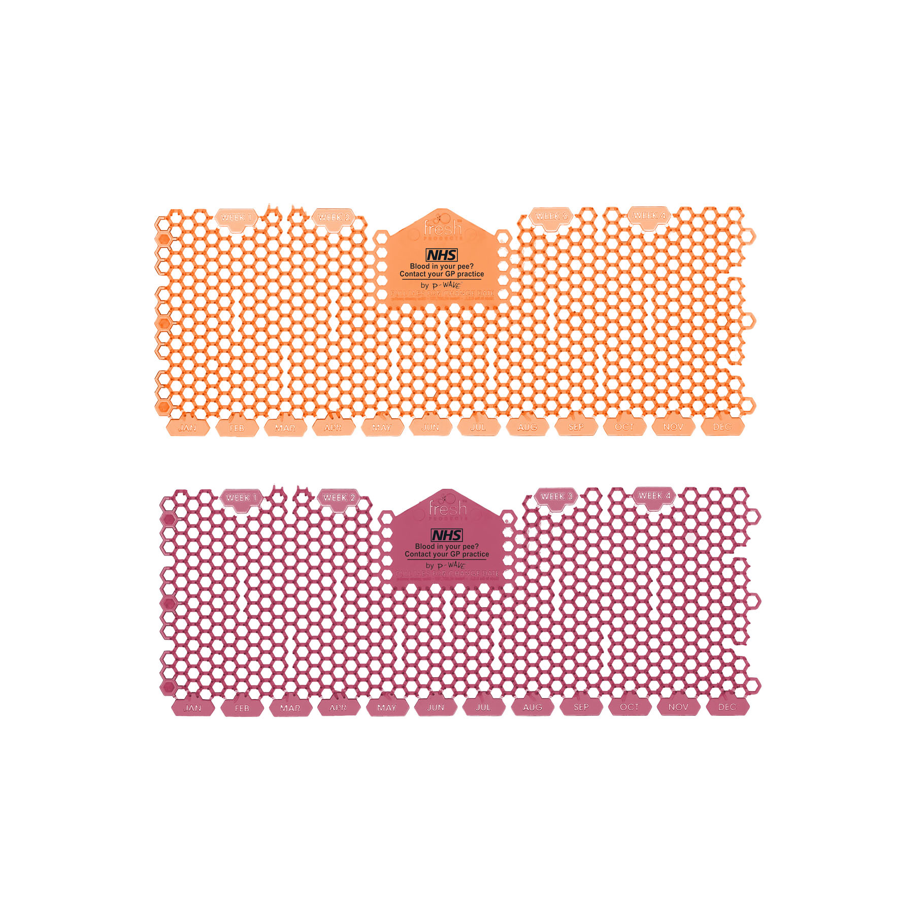 Urinal Trough Screen P-Wave Mango (105258)