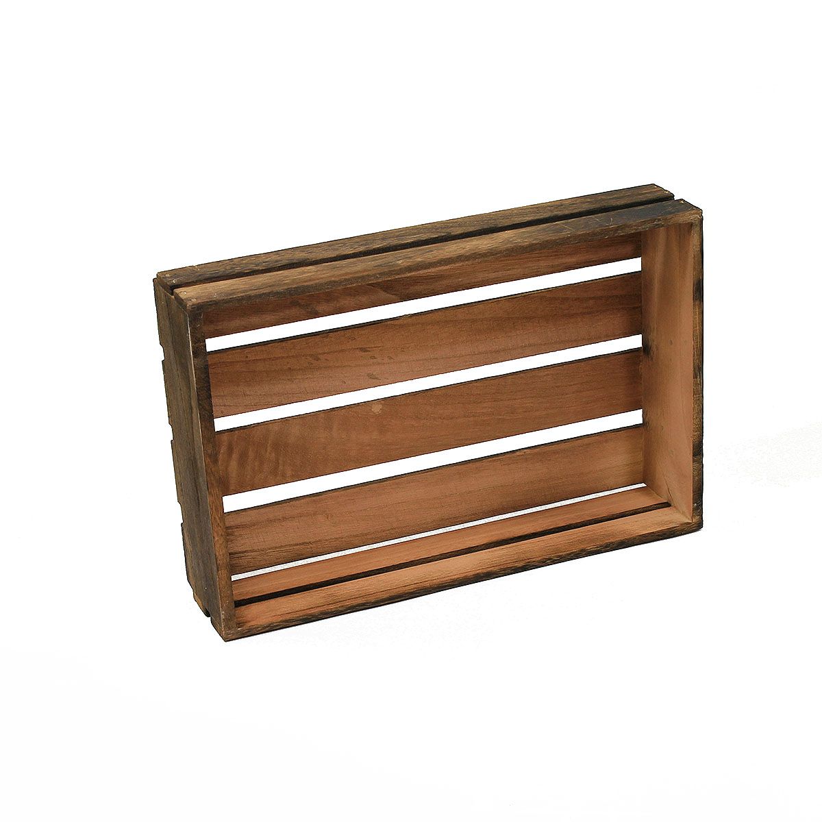 Large Dark Wooden Crate