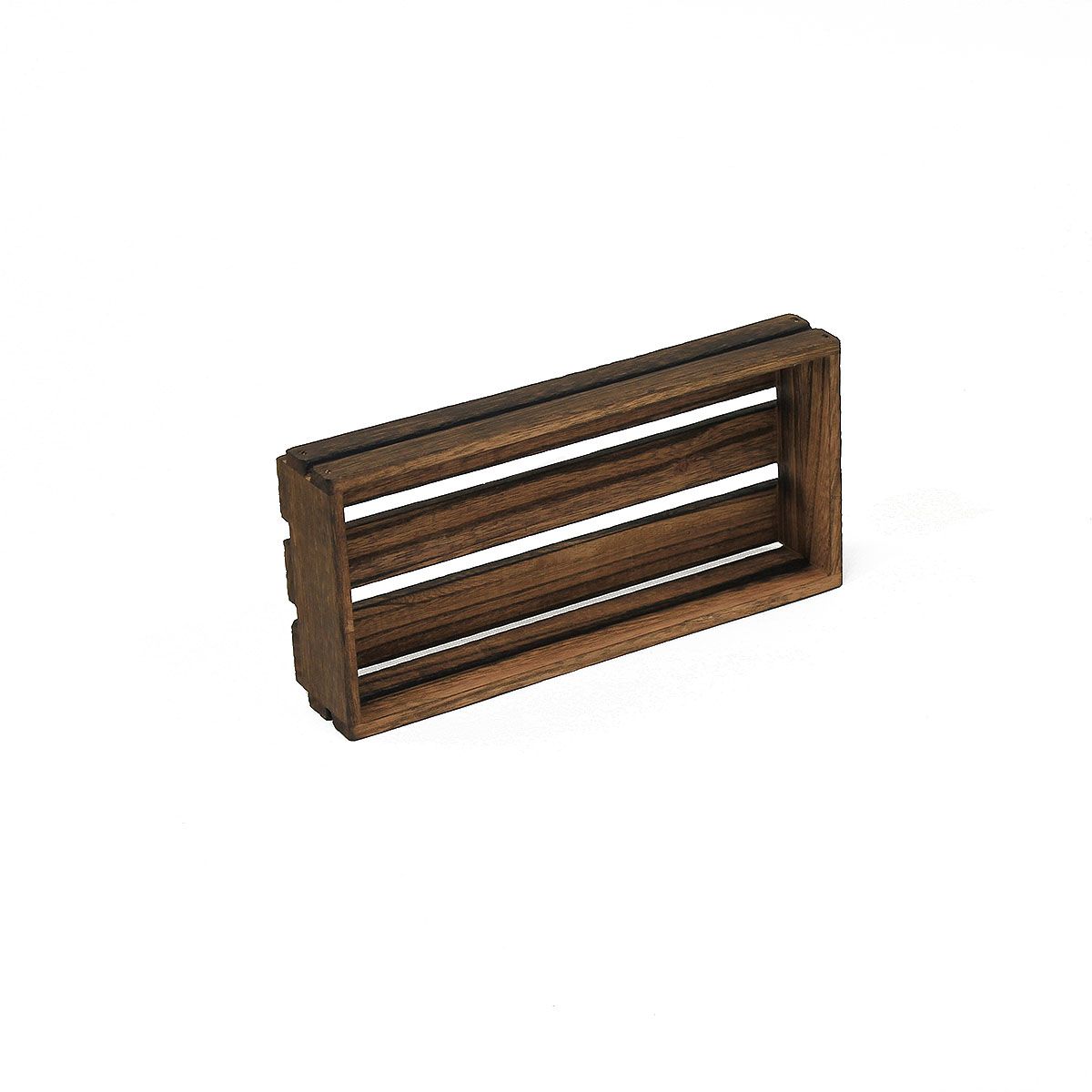 Small Dark Wooden Crate