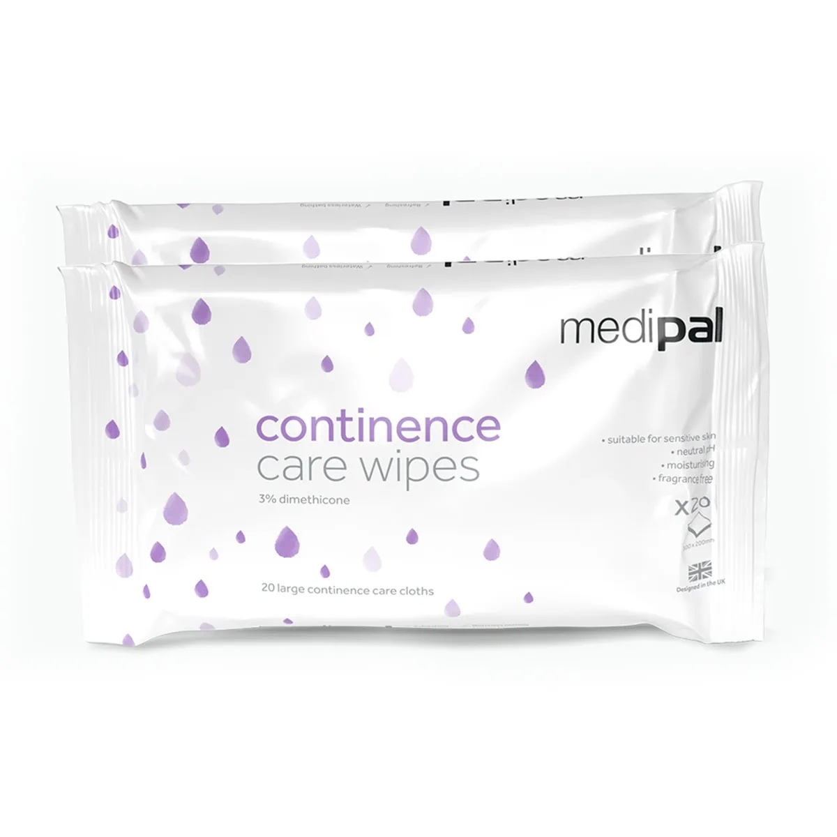Medipal Continence Care Wipes