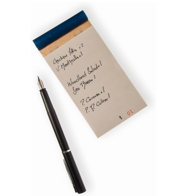 OrderPad 10x Restaurant Order Pads with Duplicate Sheet