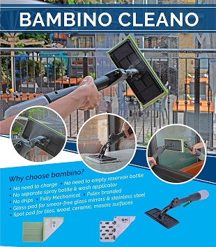 New Bambino Cleano - bucket free cleaning system